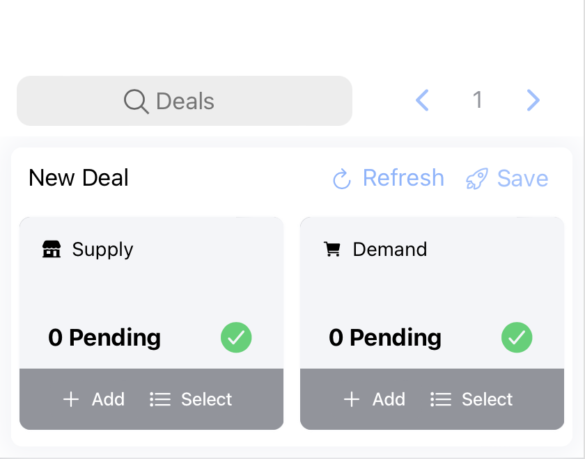 how to create a new order from deal page