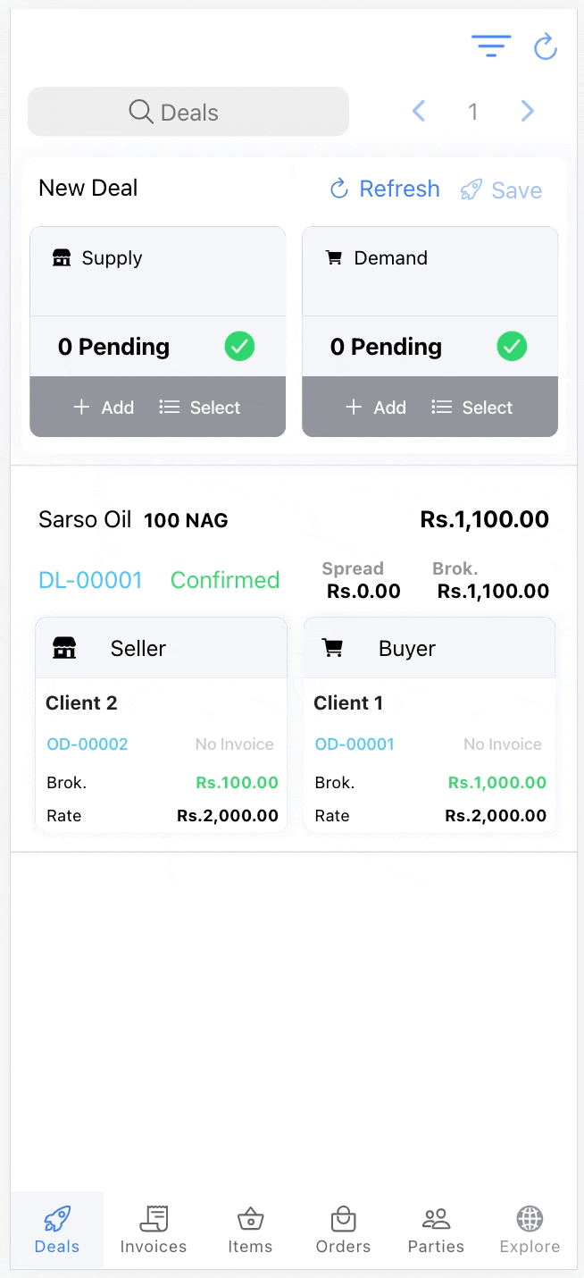 adding a new demand order